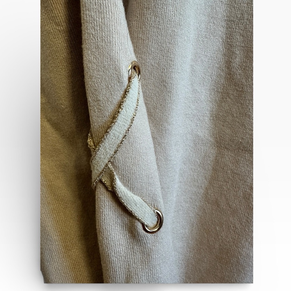 Hem & Thread Cream Sweater - Picture 2 of 5